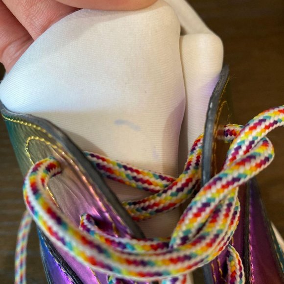 Stella McCartney Eclypse Metallic Rainbow Sneakers - Picture 13 of 13